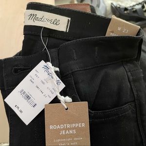 Madewell Roadtripper Black Skinny Jeans